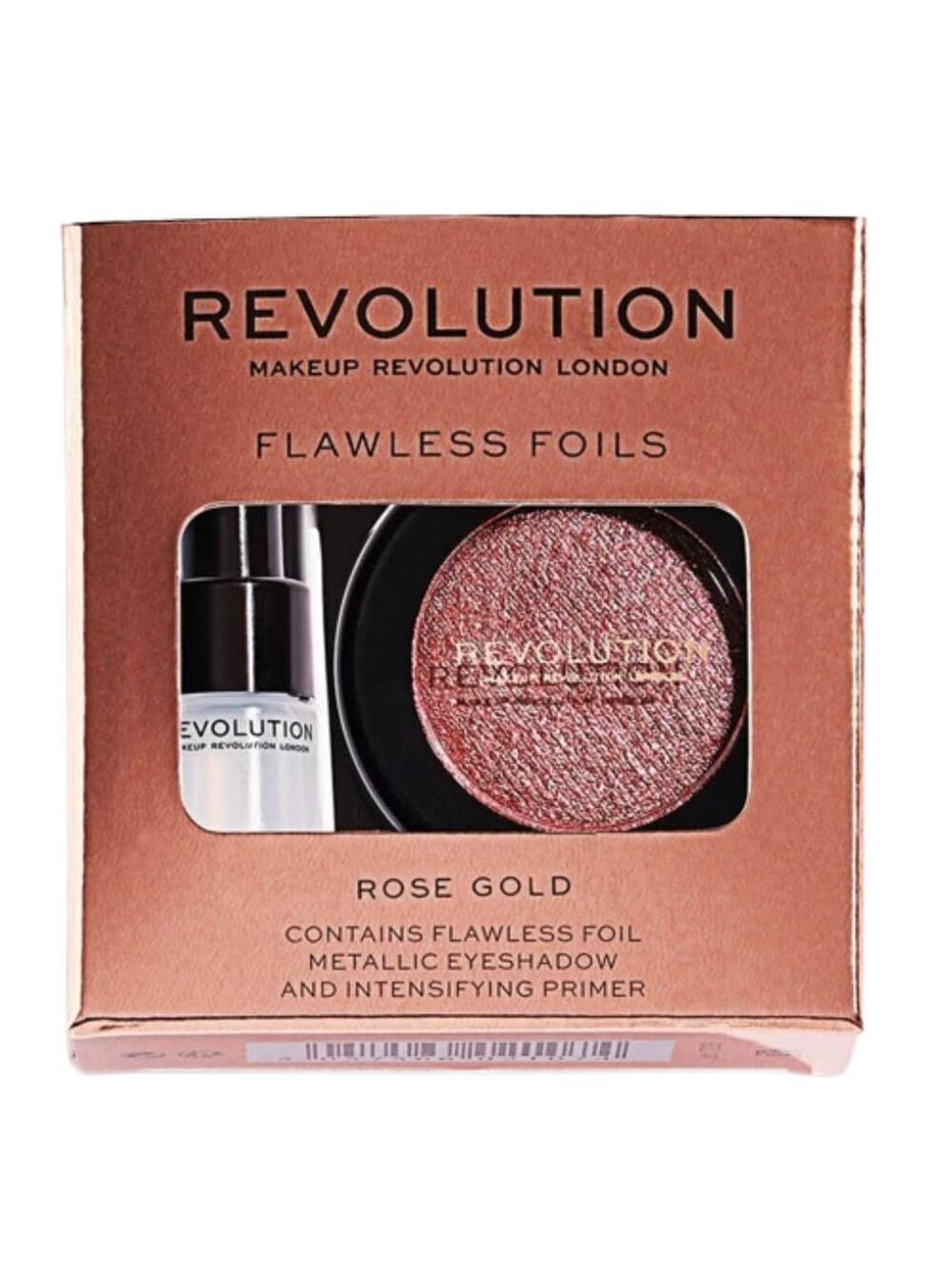 Revolution Flawless Foils Eyeshadow w/ Primer (Multiple Shades)